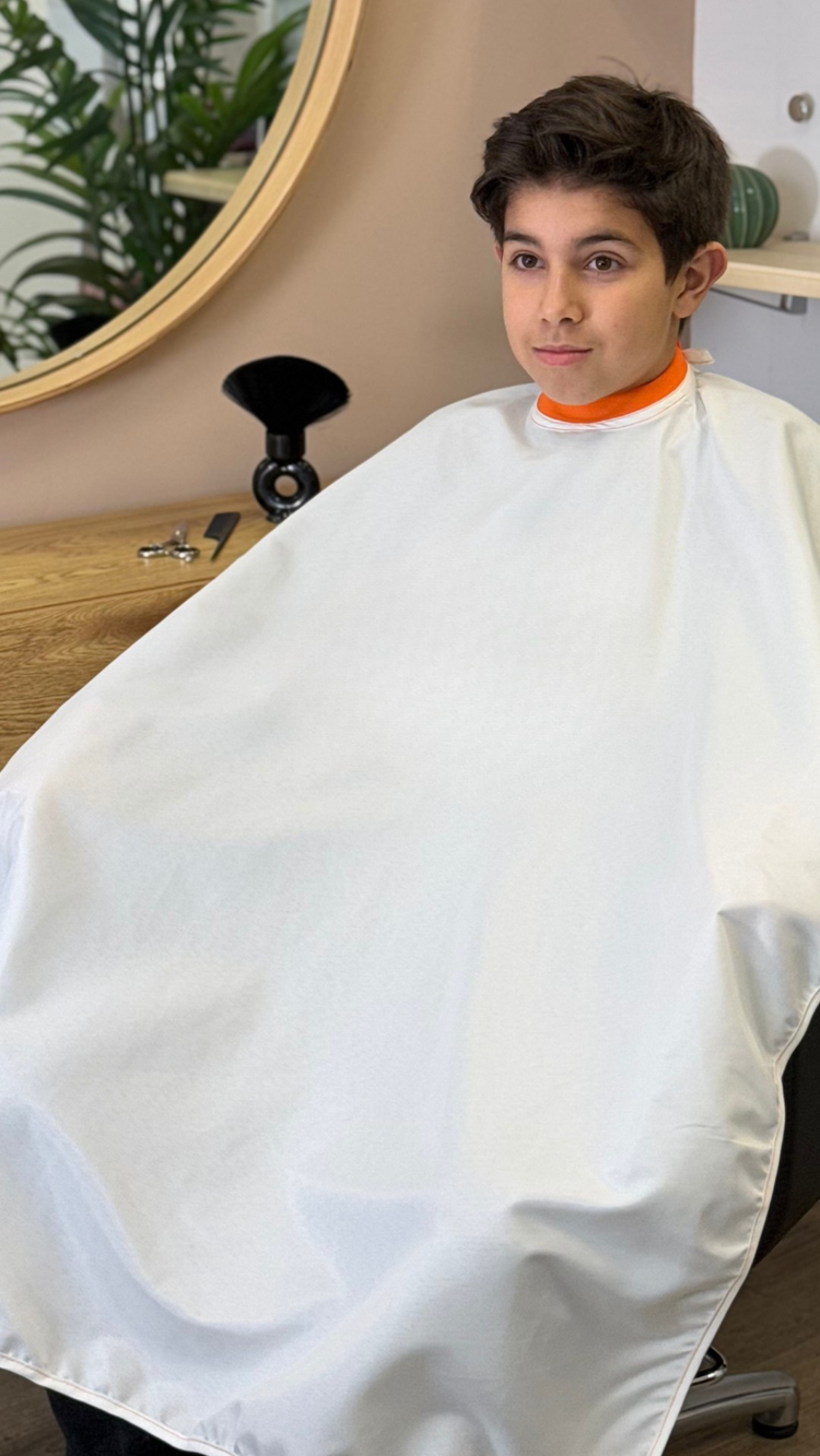 Poncho enfant blanc Flean'up