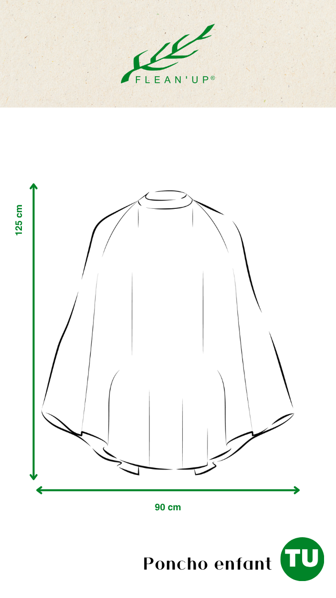 Flean'Up Poncho Enfant