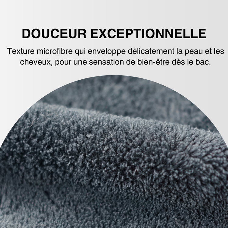 2 + 1 Flean'Up Serviettes Microfibre Noires Lot de 6
