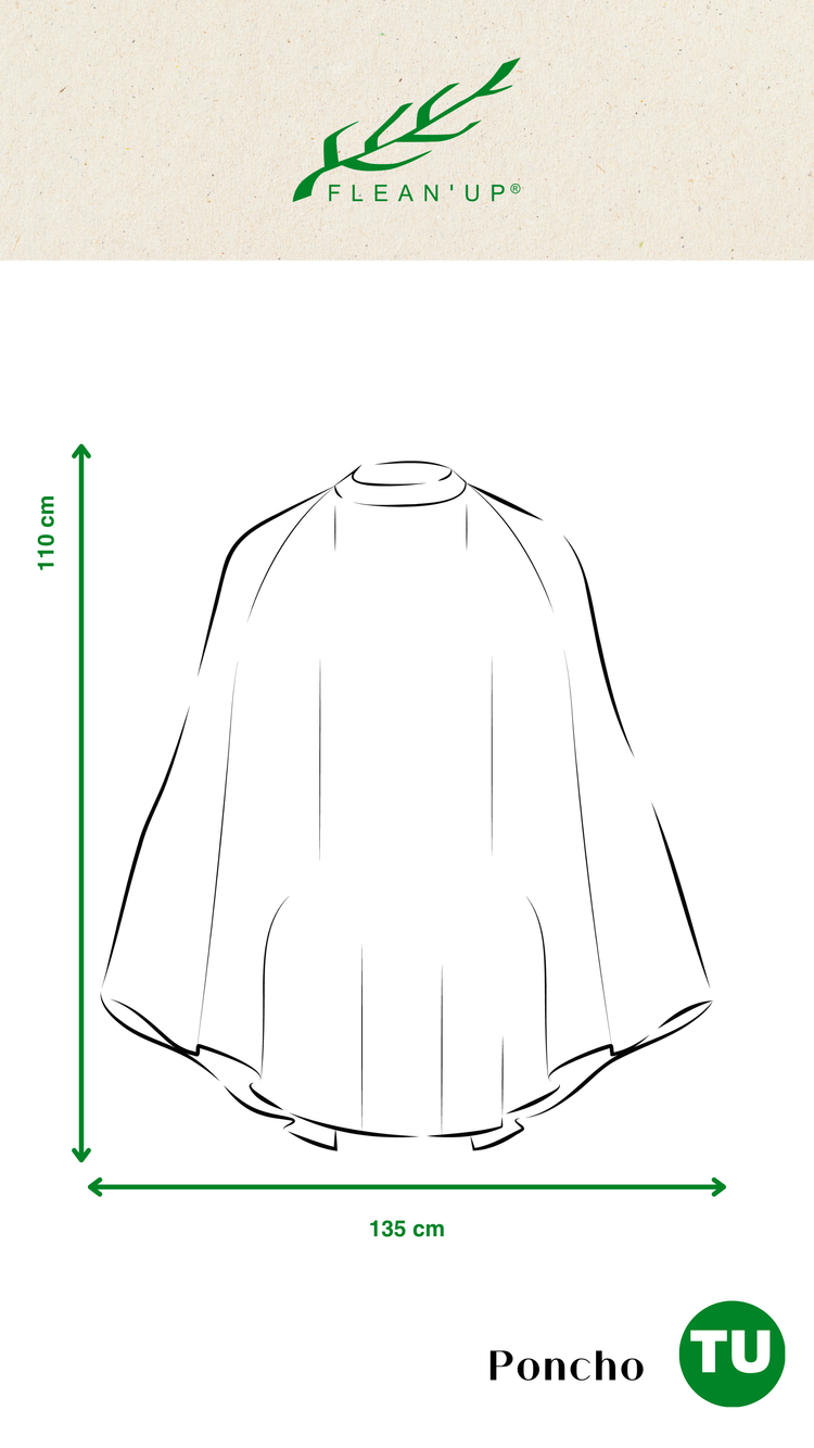 Flean'Up Poncho Adulte